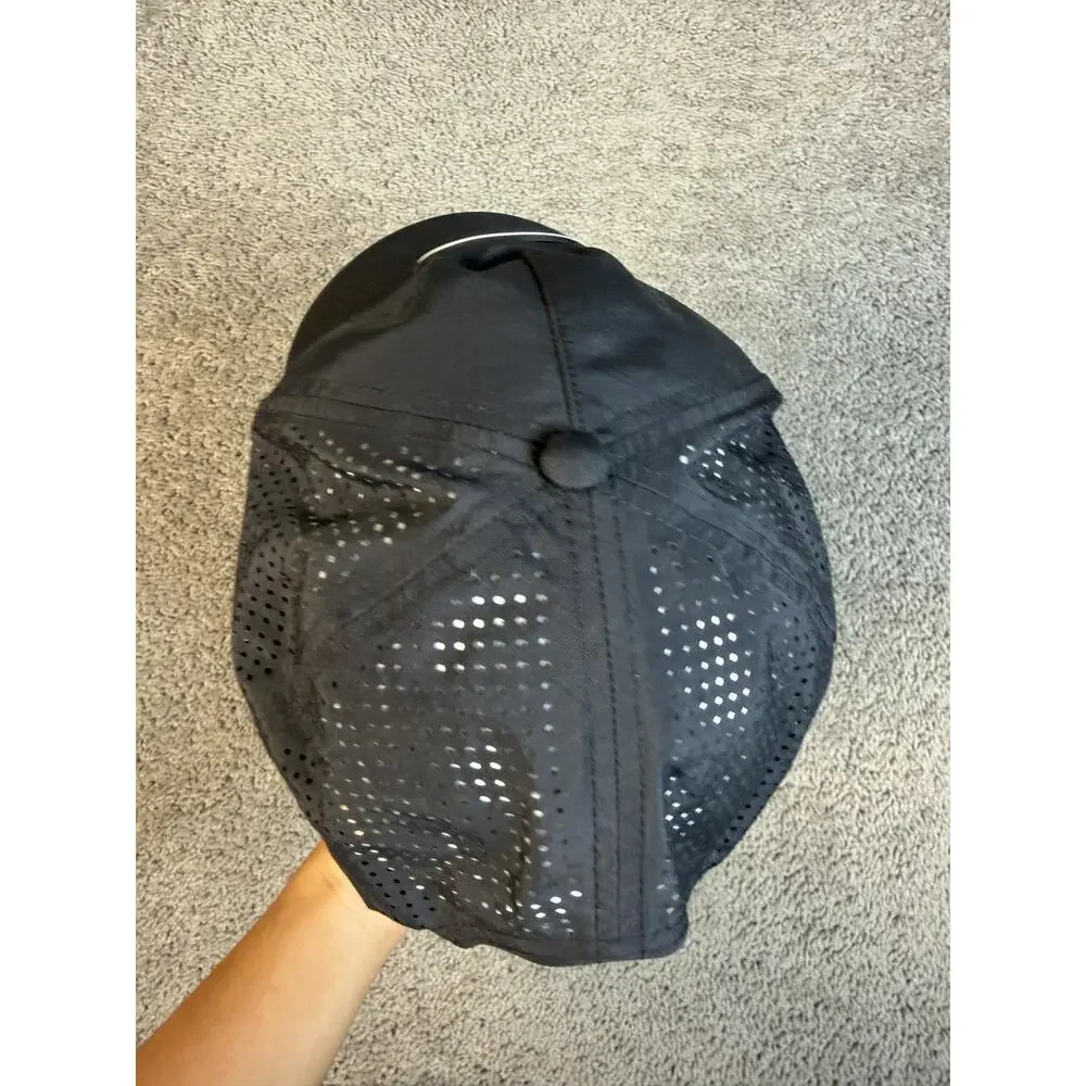 Nuthin Fancy Hat Cap Snap Back Mens One Size Black Mesh Breathable Adjustable